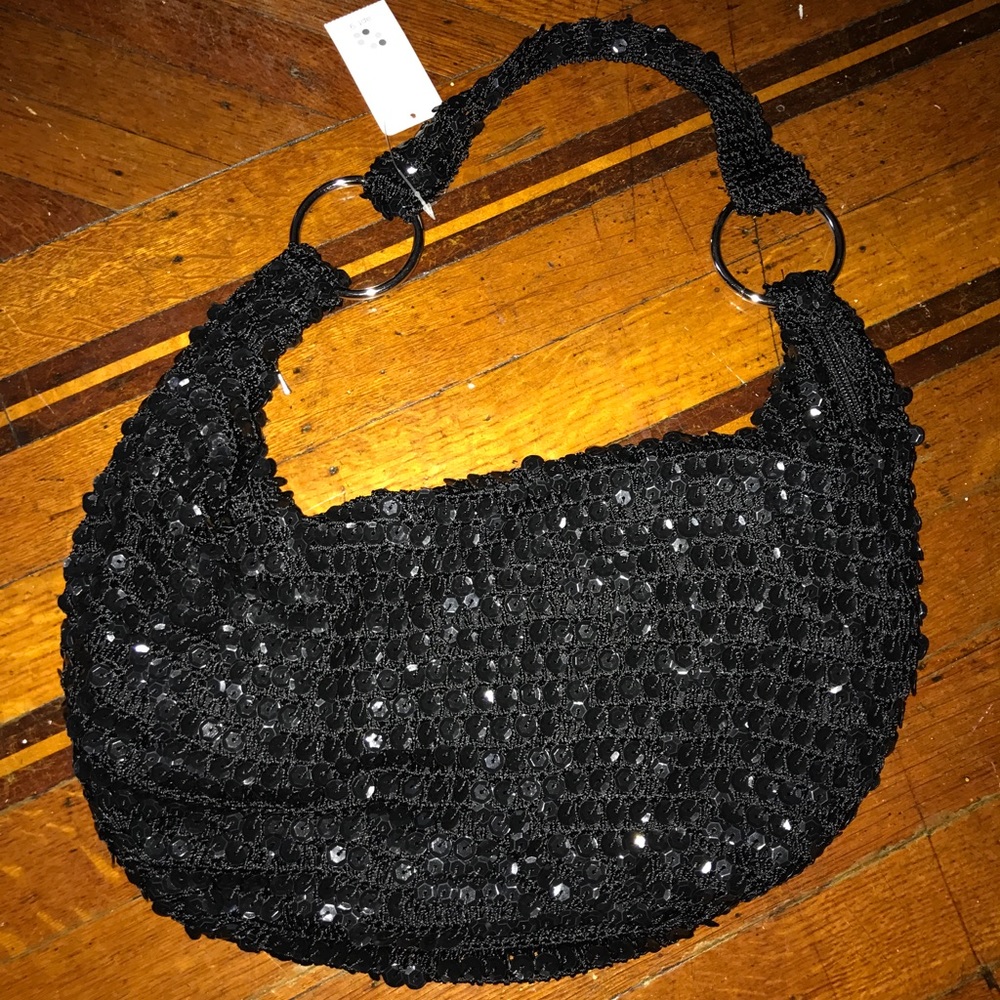Black Sequin Bag